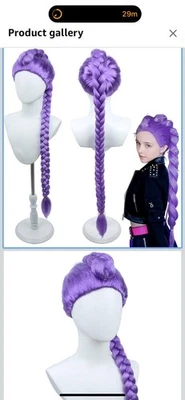 Peluca sintética resistente al calor K Pop Demon Hunters Cosplay Mira Foto 1 de 4