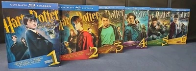 Harry Potter Ultimate Edition BLU-RAY COLLECTION Years 1-6 RARE OOP 🔥🔥 - Image 1 of 4