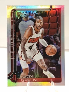 Lámina arco iris de baloncesto Topps 2025 #175 Jalen Green Houston Rockets  - Imagen 1 de 2