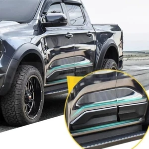 For Ford Ranger 2022-2024 ABS Plastic Exterior Door Body Side Molding Cover Trim - Picture 1 of 18