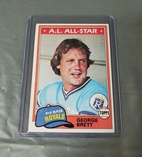 1981 Topps #700 George Brett All Star HOF Kansas City Royals Excellent Condition