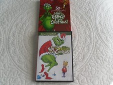 HOW THE GRINCH STOLE CHRISTMAS (DVD 50th Anniversary Deluxe Edition) LIKE NEW