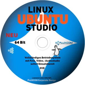 Linux Ubuntu Studio 2025  Multimedia Studio DVD  Audio Video Foto - Bild 1 von 2