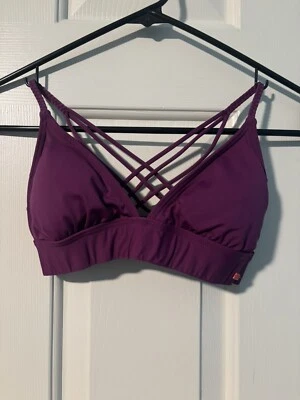 Traje de baño Roxy púrpura top/sujetador deportivo talla XS usado playa gimnasio Foto 1 de 4