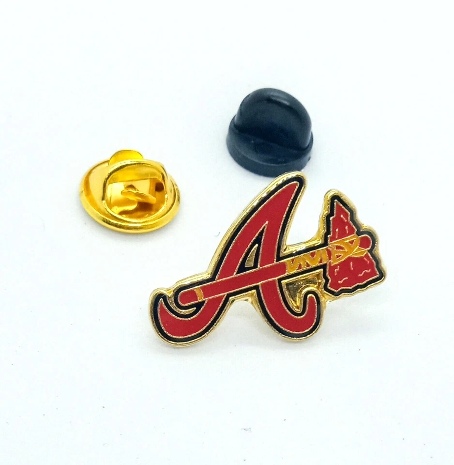 ATLANTA BRAVES PIN Baseball MLB Team Gift Enamel Hat Backpack Lapel Brooch - Image 1 of 4