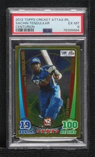 2012 Topps Cricket Attax IPL Centurion Sachin Tendulkar PSA 6