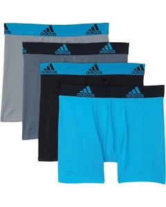 Adidas L55729 Kids Performance Boxer Briefs Underwear 4-Pack Boy's Size XL - Picture 1 of 2