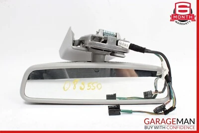 07-09 Mercedes W221 S550 S63 AMG Top Upper Rear View Inside Dim Mirror Gray OEM - Image 1 of 4