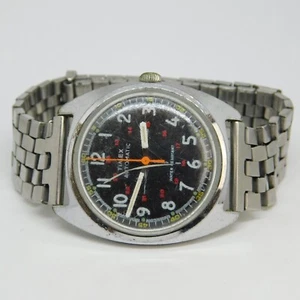 Vintage Timex Automatic Wind-up Analog Men's Watch Sz. 7" For Repairs - Picture 1 of 10