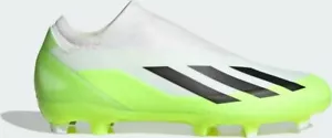 Adidas X Crazyfast.3 Sin Cordones Tierra Firme Tallas 7, 11 Blanco PVP £85 HQ4515 - Imagen 1 de 10