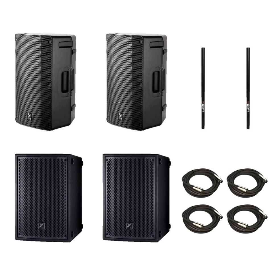 Bundle of 1x Yorkville YXL10SP 10" Powered Subwoofer Cover & XLR Cable