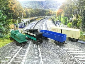 Marx Toys - Spur 0 - 4tlg. Güterwagen Konvolut - #2685 - Imagen 1 de 9