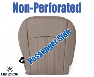 For 2010-2012 Dodge Ram 2500 Laramie SLT-Passenger Bottom Leather Seat Cover Tan - Picture 1 of 14
