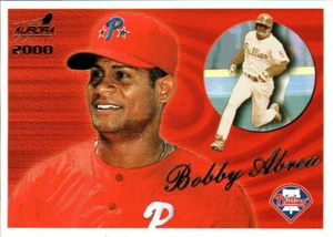 Pacific Aurora 2000 #108 Bobby Abreu Philadelphia Filis béisbol - Imagen 1 de 2