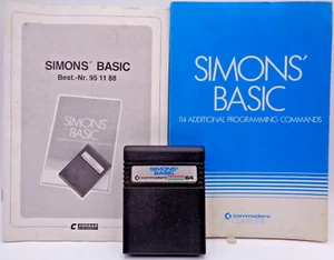 COMMODORE 64/128 -- SIMONS BASIC (COMMODORE/CONRAD ELECTRONIC - CARTRIDGE) - Bild 1 von 3