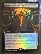 MTG / Sword of Wealth and Power / BIG / #0091 / FOIL (Extended Art)/ Mythic / NM