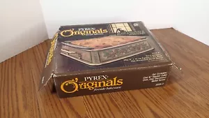 VTG Pyrex Original Fireside Bakeware 2325-F 2-Qt Oblong Baking Dish/Metal Server - Picture 1 of 9