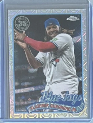 2024 Topps Series 1 Vladimir Guerrero Jr 1989 Silver Pack Mojo T89C-24 Blue Jays - Image 1 of 2
