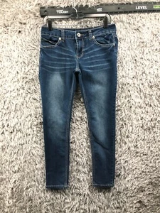 Myth of Jade Skinny Jeans Size 6 Womens Mid Rise Dark Wash Blue Denim - Picture 1 of 11