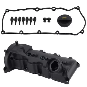 Left Cam Engine Valve Rocker Cover For Audi A6 A7 A8 4G2 4H2 VW Touareg 7P5 - Picture 1 of 12