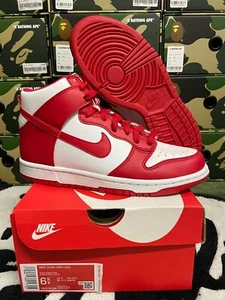 Nike Dunk High GS Championship Rojo Blanco DB2179 106 NUEVO Talla 6.5Y/8W - Imagen 1 de 10