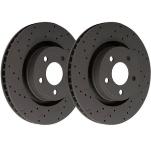 Hawk Talon Drilled and Slotted Rotors - Pair - Front HTC4827 - Picture 1 of 1