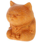 Figurine de chat miniature ornement en forme de chat marche bureau joli ornement de chat
