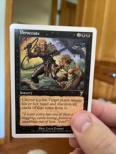 Magic the Gathering MTG Persecute Seventh Edition   LP