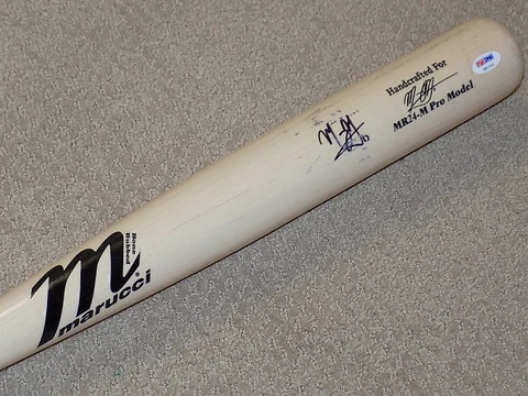 Manny Machado Maple Marucci Signed Game Bat 2013 Baltimore Orioles PSA DNA Cover