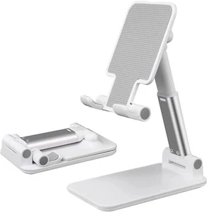 Adjustable Cell Phone Tablet Stand Desktop Holder Mount Mobile Phone iPad iPhone - Picture 1 of 15