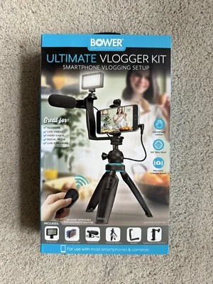 Bower WA-VLEKIT2 Ultimate Vlogger Kit con 50 luces LED, teléfono/cámara de acción Foto 1 de 3