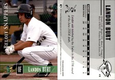 Landon Burt 2005 Grandstand Beloit Snappers #NNO Card *AutographDen*