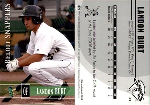 Landon Burt 2005 Grandstand Beloit Snappers #NNO Card *AutographDen*