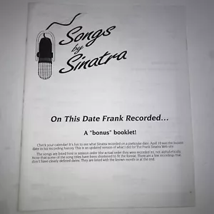 “Songs By Sinatra” - Folleto extra 1998 de Thomas Rednour - Imagen 1 de 11