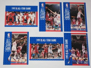 1991 Fleer All-Star Basketball Game Lot #233 #234 #235 #236 #237 #238 Jordan - Bild 1 von 12