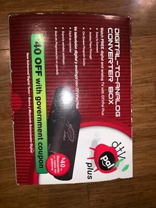 DTV PAL PLUS DIGITAL-TO ANALOG CONVERTER BOX / NEW IN BOX - Picture 1 of 3