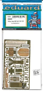 Willys Jeep MB Cal. 0,50, dettagli incisione fotografica 1/24 35 682, per kit Hasegawa ST - Foto 1 di 2