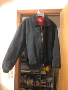 VTG Green Carhartt Jacket 2XL Regular Red Quilt lined - Picture 1 of 8