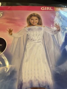 Halloween Costume Girl Disney Snow Queen Elsa Medium 8-10 New - Picture 1 of 3
