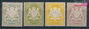 Briefmarken Bayern 1900 Mi 65y-68y postfrisch Flaggen und Wappen (10160862 - Bild 1 von 1