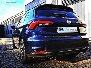 Ulter Échappement Sport Fiat Tipo Hayon 120x80mm Ovale Roulé Biseauté