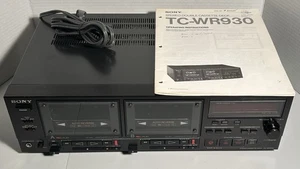 Sony TC-WR930 Stereo Cassette Deck Dual Recording Tapecorder Dolby B•C NR TESTED - Bild 1 von 15