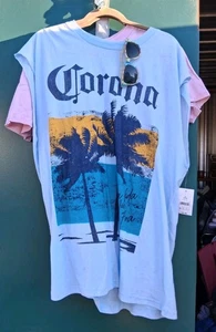 Corona Shirts (2) Sunglasses And Bottle Opener Lot - Picture 1 of 18