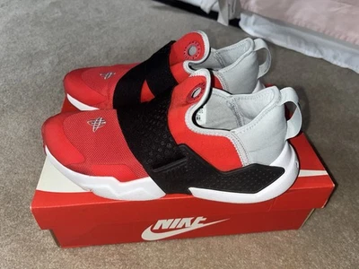 Nike Huarache Extreme Youth 6.5Y Running Shoes Red Wolf Grey BLK AQ0575-601 - Image 1 of 4