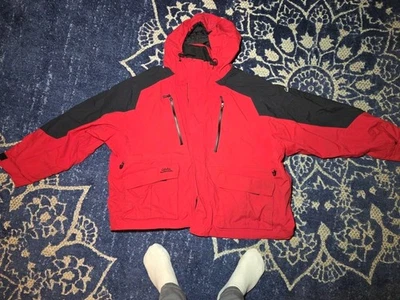 Cabela's Men's GORETEX Parka, Color: Red Dahlia Size:  4XL NEW - Image 1 of 4