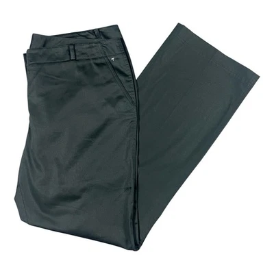 Pantalones de vestir Brooks Brothers para mujer 16 Lucia Fit negros mezcla de algodón nuevos sin etiquetas Foto 1 de 4
