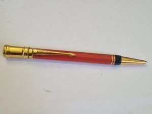 Ballpoint Pen PARKER DUOFOLD in Orange from 1991 - Picture 1 of 16