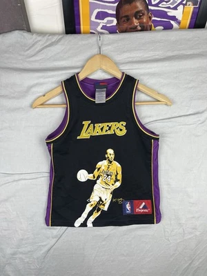 Kobe Bryant Jersey Boys 7 Los Angeles Lakers Majestic Embroidered NBA Youth Kids - Image 1 of 4