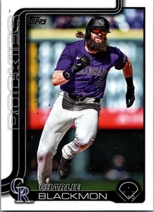 2025 Topps #311 Charlie Blackmon - Picture 1 of 2