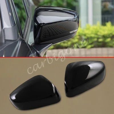 Black Rearview Mirror Cover Trims For Subaru Forester 2025-2026 Accessories Foto 1 de 4